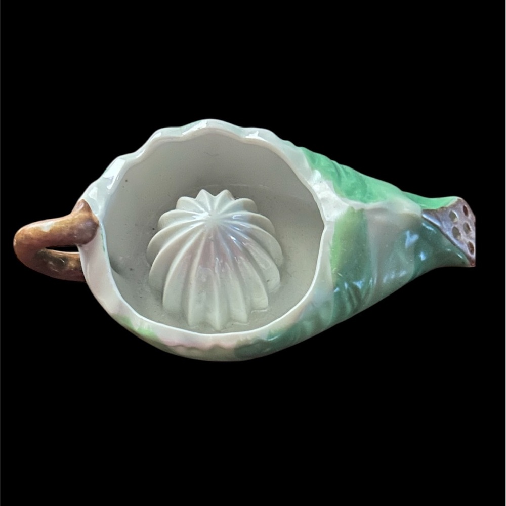 Elegant Green and White Citrus Juicer